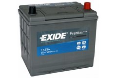 EXIDE EA654 PREMIUM_аккумуляторная батарея 19.5 для INFINITI FX 35 2003-2008, код двигателя VQ35DE, V см3 3498, кВт 206, л.с. 280, бензин, EXIDE EA654